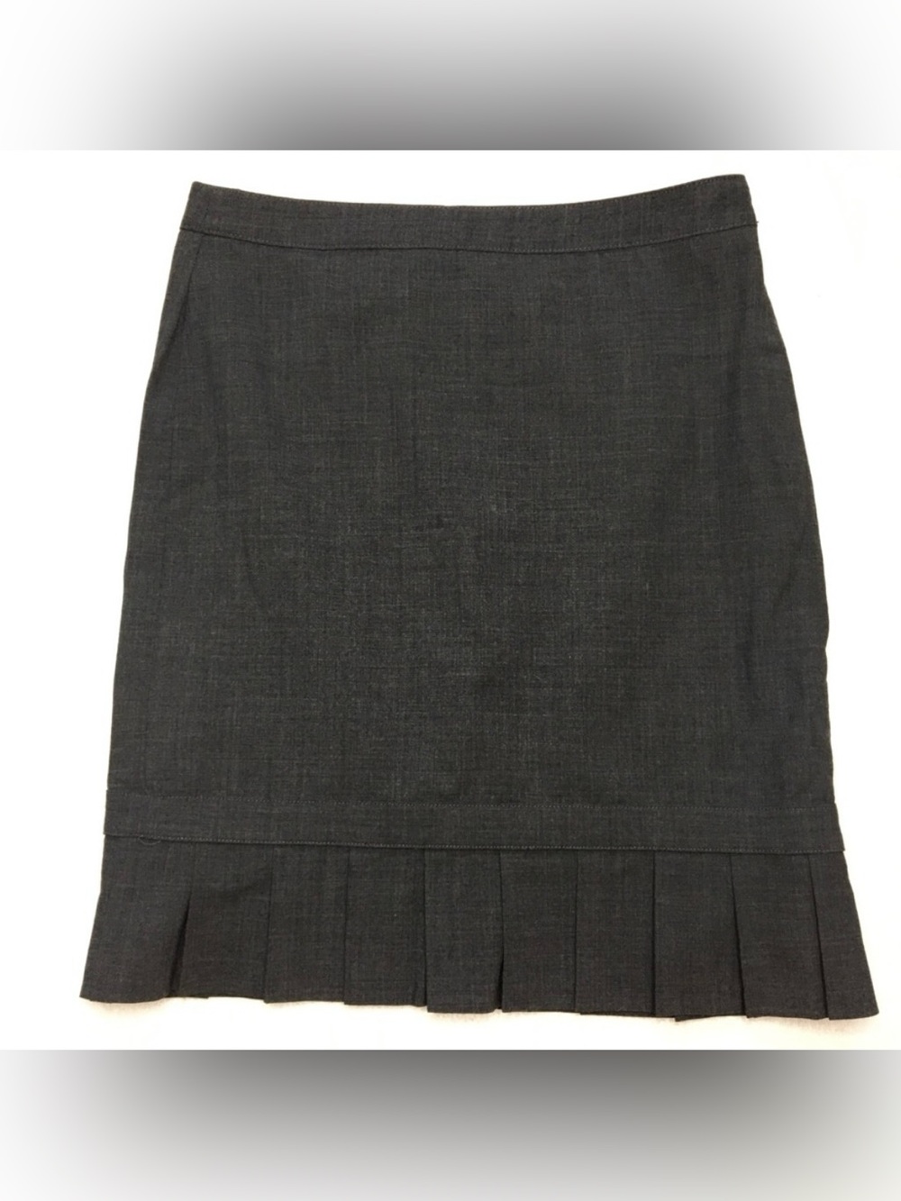 EXPRESS Gray Pleated Pencil Skirt Size 0